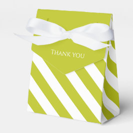 Gestreifte Chartreuse  Geschenkschachtel