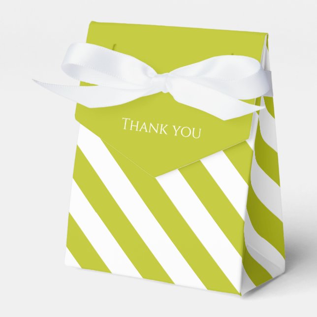 Gestreifte Chartreuse  Geschenkschachtel (Vorderseite)