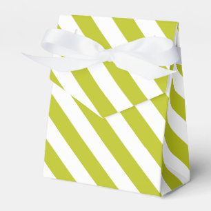 Gestreifte Chartreuse  Geschenkschachtel