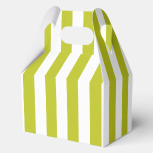 Gestreifte Chartreuse  Geschenkschachtel