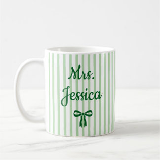 Gestreifte Coquette individuelle Geschenke zur Leh Kaffeetasse