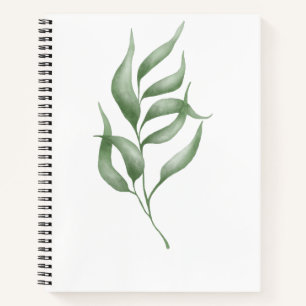 Gestreifte Eleganz: Custom Spiral Notebooks Notizbuch