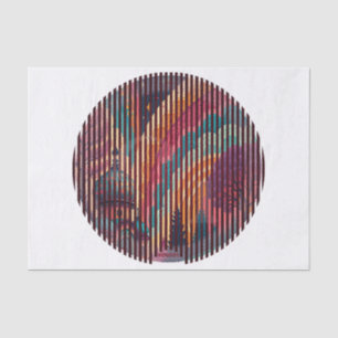 Gestreifte Fantasy-Kuppel-Tissue-Papier – Anpassba Seidenpapier
