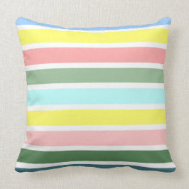 Gestreifte Farben der Bermuda Kissen