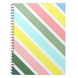 Gestreifte Farben der Bermuda Notizblock