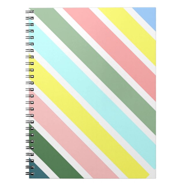 Gestreifte Farben der Bermuda Notizblock (Vorderseite)