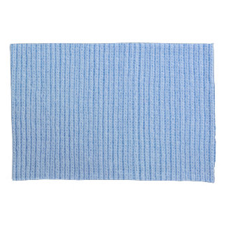 Gestreifte Gewebetextur, echtes Tuch. Kissenbezug