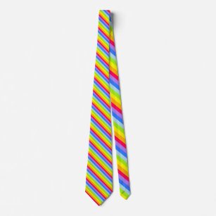 Gestreifte helle Hals-Krawatte des bunten Krawatte