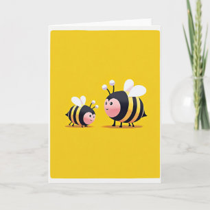 Gestreifte Insektenmutterkarte Karte