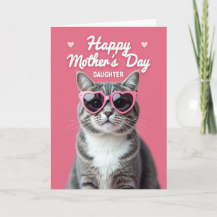 Gestreifte Katze Süße Tag Karte