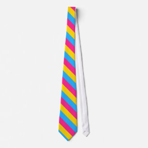 Gestreifte Krawatte Pansexuality Flagge