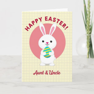 Gestreifte Osterkarte Karte