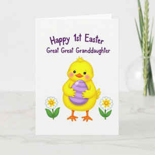 Gestreifte ovale Frohe Ostern-Karte Karte