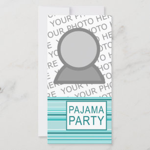gestreifte Pyjama-Party