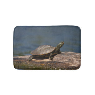 Gestreifte Schildkröte Badematte