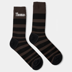 Gestreifte Socken für Männer Crew Socken