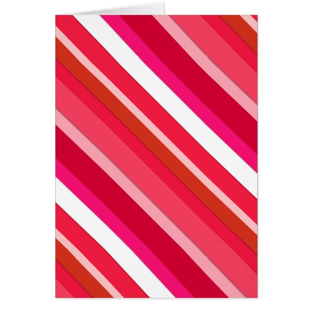 Gestreifte Süßwaren - rot, rosa und weiß (Vorne)