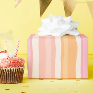 Gestreifte Tapetenpfeife Geschenkpapier
