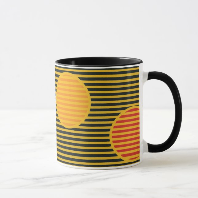 Gestreifte Tasse (Rechts)