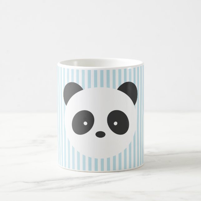 Gestreifte Tasse des Pandas (Mittel)