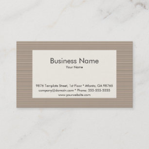 Gestreifte Visitenkarte-Schablone Visitenkarte