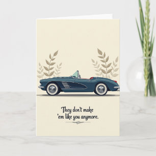 Gestreifter Classic Roadster Karte