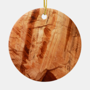 Gestreifter Felsen der Double Arch Alcove I aus Zi Keramikornament
