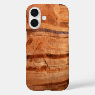 Gestreifter Felsen mit Doppelbogen Alcove II in Zi iPhone 16 Hülle