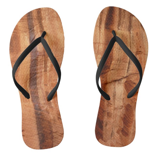 Gestreifter Felsen mit Doppelbogen Alcove II in Zi Flip Flops (Fußbett)