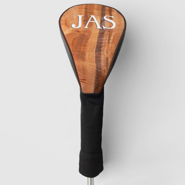 Gestreifter Felsen mit Doppelbogen Alcove II in Zi Golf Headcover (Vorderseite)