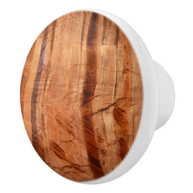 Gestreifter Felsen mit Doppelbogen Alcove II in Zi Keramikknauf (Rechts)