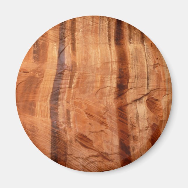 Gestreifter Felsen mit Doppelbogen Alcove II in Zi Magnet (Vorne)