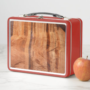 Gestreifter Felsen mit Doppelbogen Alcove II in Zi Metall Brotdose