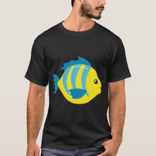 Gestreifter Fisch T-Shirt