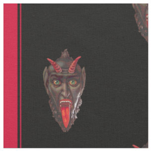 Gestreifter Krampus Stoff