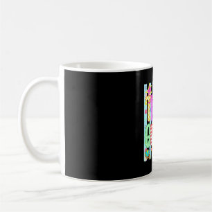 Gestreifter Lehrer Preppy 3. dritte Klasse zurück Kaffeetasse