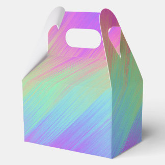 gestreifter Regenbogen-Mix : Geschenkschachtel