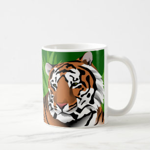 Gestreifter Tiger Tasse
