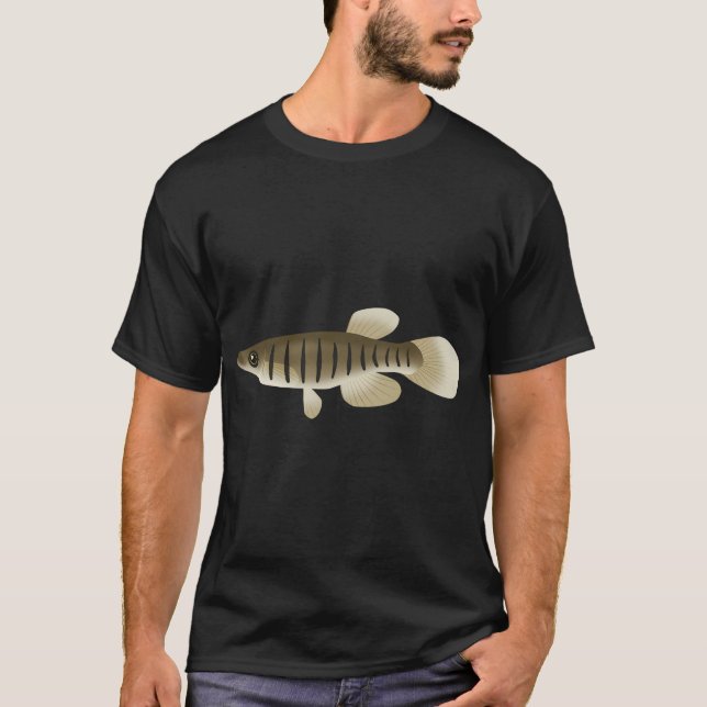 Gestreifter Topminnow (F. lineolatus) T-Shirt (Vorderseite)
