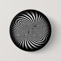 Gestreifter Torus. Optische Täuschung der endlosen