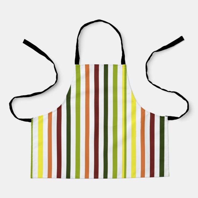 Gestreiftes Apron Schürze (Vorderseite)