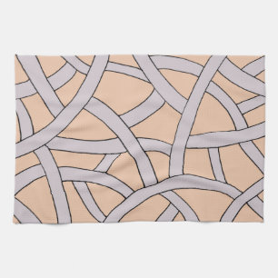 Gestreiftes Entwurf Rosa lila Küchentuch