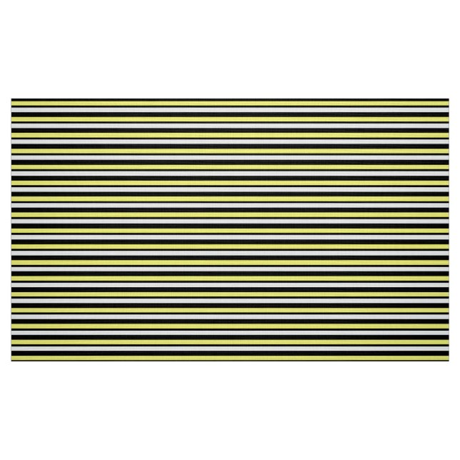 Gestreiftes gelbes und schwarzes stoff (Fat Quarter (45,7 x 55,9 cm))