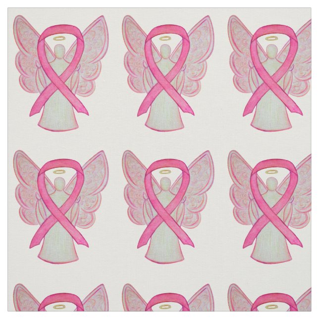 Gestreiftes Gewebe des Engel-Brustkrebses aus rosa Stoff (Muster)