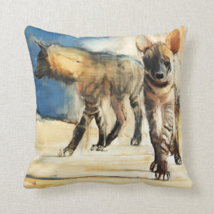 Gestreiftes Hyaenas 2010 Kissen