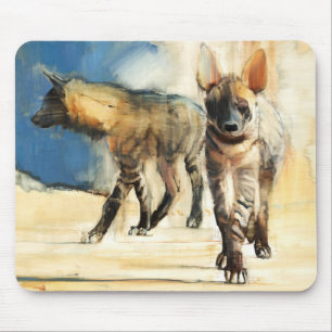 Gestreiftes Hyaenas 2010 Mousepad