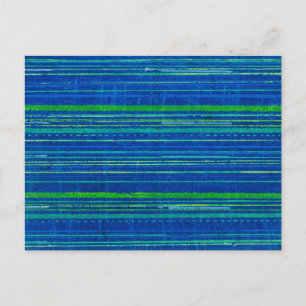 Gestreiftes japanisches Holzschnitt-Textil Postkarte