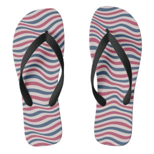Gestreiftes Muster 2 Flip Flops