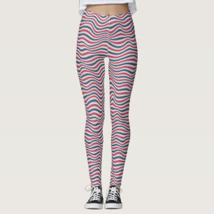 Gestreiftes Muster 2 Leggings
