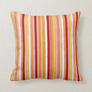 Gestreiftes Muster-dekoratives Kissen